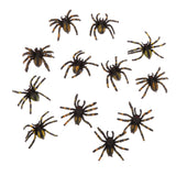 Maxbell Pack 12PCS PVC Simulated Spider Figure Fake Insect Model Childrens Toy-TypeB