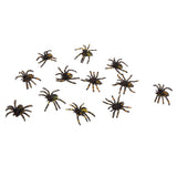 Maxbell Pack 12PCS PVC Simulated Spider Figure Fake Insect Model Childrens Toy-TypeB