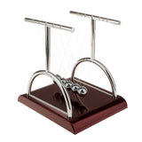 Maxbell 17.5x14.5x17.5cm Newton Cradle Executive Balance Ball Pendulum Toy T Shape-L