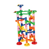 Maxbell Marble Runs Race DIY Building Construction Blocks Kids Toy Gift 74pcs/Set