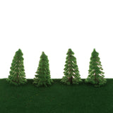 Maxbell Pack 20pcs Model Light Green Tree Train Diorama Wargame Layout N 1:150 SCALE