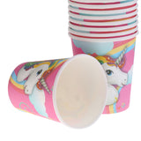 Maxbell Pieces of 60 Unicorn Paper Cups Cake Tray Napkins Set Wedding Baby Shower Supplier