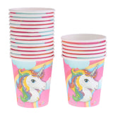 Maxbell Pieces of 60 Unicorn Paper Cups Cake Tray Napkins Set Wedding Baby Shower Supplier