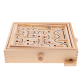 Maxbell Kids Children Labyrinth Puzzle Board Game Educational Wooden Party Maze Toys