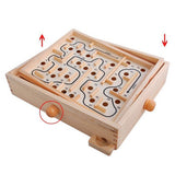 Maxbell Kids Children Labyrinth Puzzle Board Game Educational Wooden Party Maze Toys