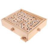 Maxbell Kids Children Labyrinth Puzzle Board Game Educational Wooden Party Maze Toys