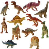 Maxbell 12 Pcs Assorted Dinosaur Figures Jurassic World Animal for Kids Toy Home Ornament