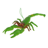 Maxbell Simulation Animal Model - Rubber Scorpions Model Figures Kids Gift Joke Props Green