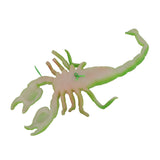 Maxbell Simulation Animal Model - Rubber Scorpions Model Figures Kids Gift Joke Props Green