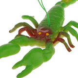 Maxbell Simulation Animal Model - Rubber Scorpions Model Figures Kids Gift Joke Props Green