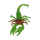 Maxbell Simulation Animal Model - Rubber Scorpions Model Figures Kids Gift Joke Props Green