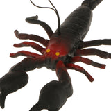 Maxbell Simulation Rubber Scorpions Wildlife Animal Model Toy Kids Gift Figure Toy Xmas Black