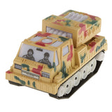 Maxbell Electric Plastic Tank Model Kit Diecast Cars Tanks Toy Gift with Lights & Sounds Khaki