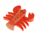 Maxbell Kitchen Pretend Food Play Toy Wooden Magnetic Decorative Lobster Kid Gift