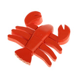 Maxbell Kitchen Pretend Food Play Toy Wooden Magnetic Decorative Lobster Kid Gift