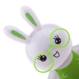 Maxbell Cute Flip-flap Swing Dancing Solar Powered Green Rabbit Toy Kids Birthday Xmas Gift