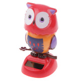 Maxbell Cute Flip-flap Swing Dancing Solar Powered Red Owl Bird Toy Kids Birthday Xmas Gift