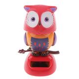 Maxbell Cute Flip-flap Swing Dancing Solar Powered Red Owl Bird Toy Kids Birthday Xmas Gift