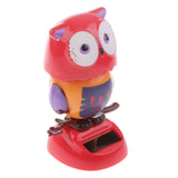 Maxbell Cute Flip-flap Swing Dancing Solar Powered Red Owl Bird Toy Kids Birthday Xmas Gift