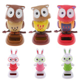 Maxbell Cute Flip-flap Swing Dancing Solar Powered Red Owl Bird Toy Kids Birthday Xmas Gift