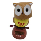 Maxbell Cute Flip-flap Swing Dancing Solar Powered Brown Owl Bird Toy Kids Birthday Xmas Gift