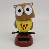 Maxbell Cute Flip-flap Swing Dancing Solar Powered Brown Owl Bird Toy Kids Birthday Xmas Gift