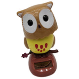 Maxbell Cute Flip-flap Swing Dancing Solar Powered Brown Owl Bird Toy Kids Birthday Xmas Gift