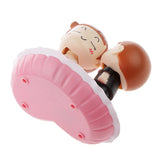 Maxbell Cute Plastic Solar Power Kiss Doll Car Interior Ornament Home Decor Auto Accessories