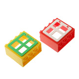 Maxbell Kids Interlocking Bricks Construction Blocks Set Toy Red / Yellow Window Random Color