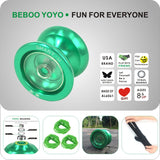 Maxbell New Professional YoYo Ball Bearing String Trick Alloy Kids Toys Green Outdoor Games