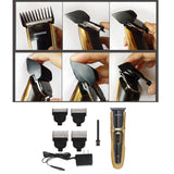 Maxbell Electric Hair Trimmer Clipper Men Shaver Barber Haircut LCD Machine Golden