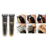 Maxbell Electric Hair Trimmer Clipper Men Shaver Barber Haircut LCD Machine Golden