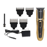 Maxbell Electric Hair Trimmer Clipper Men Shaver Barber Haircut LCD Machine Golden