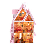 Maxbell Wooden DIY Dollhouse Kits Craft Cabin Simulation Model Kids Puzzle Toys