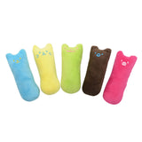 Maxbell 5 Pack Pet Cat Thumb Toys with Catnip Cat Catnip Chew Toys Plush Cat Toys