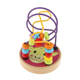 Maxbell Wood Baby Math Toy Counting Circles Bead Abacus Wire Around Beads Giraffe