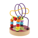 Maxbell Wood Baby Math Toy Counting Circles Bead Abacus Wire Around Beads Giraffe