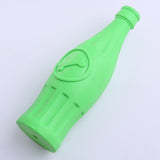 Maxbell Bottle Shaped Pet Chew Toys Bite Resistant Dog Teeth Cleaning Toys Green