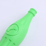 Maxbell Bottle Shaped Pet Chew Toys Bite Resistant Dog Teeth Cleaning Toys Green