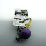 Maxbell Foam Ball Pet Dog Training Toy Ball with Rope Purple_M