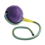 Maxbell Foam Ball Pet Dog Training Toy Ball with Rope Purple_M