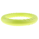 Maxbell Pet Flying Ring Puppy Fetch Toy Bite Toy for Training Fluorescent Green