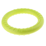 Maxbell Pet Flying Ring Puppy Fetch Toy Bite Toy for Training Fluorescent Green