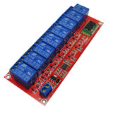 Maxbell 8 Channel 12V Relay Board Module Bluetooth Phone Remote Control for Arduino