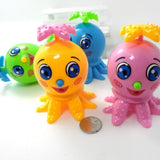 Maxbell 1pc Lovely Cartoon Octopus Animal Wind Up Clockwork Toy