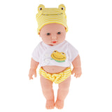 Maxbell Realistic Silicone Baby Doll Vinyl Lifelike Baby Boy in Yellow