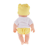 Maxbell Realistic Silicone Baby Doll Vinyl Lifelike Baby Boy in Yellow