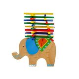 Maxbell Wooden Educational Elephant Balance Beam Game for Children Baby Kids Hands