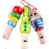 Maxbell Wooden Animal Whistle Music Instrument Toy Baby Kid Favor Educational