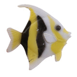 Maxbell Plastic Artificial Angel Fish Animals Toy Model 12pcs Colorful